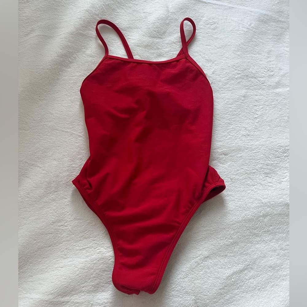 Red Jolyn swim suit size 26